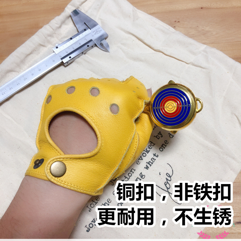 ถุงมือหนังขี่มอเตอร์ไซค์สไตล์เ - Leather Driving Glove บทวิจารณ์และราคา