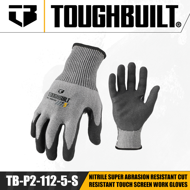 TOUGHBUILT TB-P2-112-5-L/S/M ถ - Nitrile Mechanic Glove บทวิจารณ์และราคา