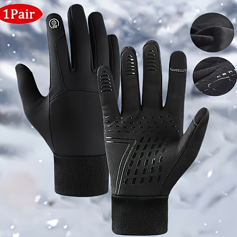 ถุงมือขี่จักรยานฤดูหนาวของผู้ช - Ski Glove Waterproof บทวิจารณ์และราคา