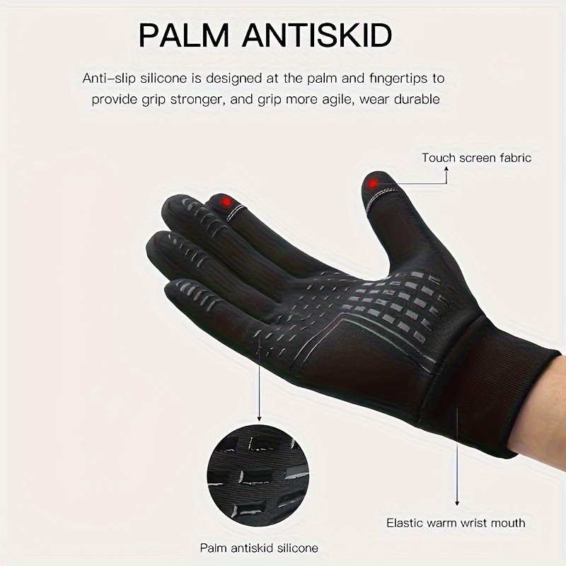 ถุงมือขี่จักรยานฤดูหนาวของผู้ช - Ski Glove Waterproof บทวิจารณ์และราคา