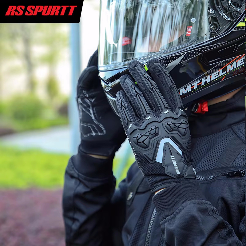 ถุงมือมอเตอร์ไซค์ฤดูร้อน RS01  - Work Glove Impact บทวิจารณ์และราคา