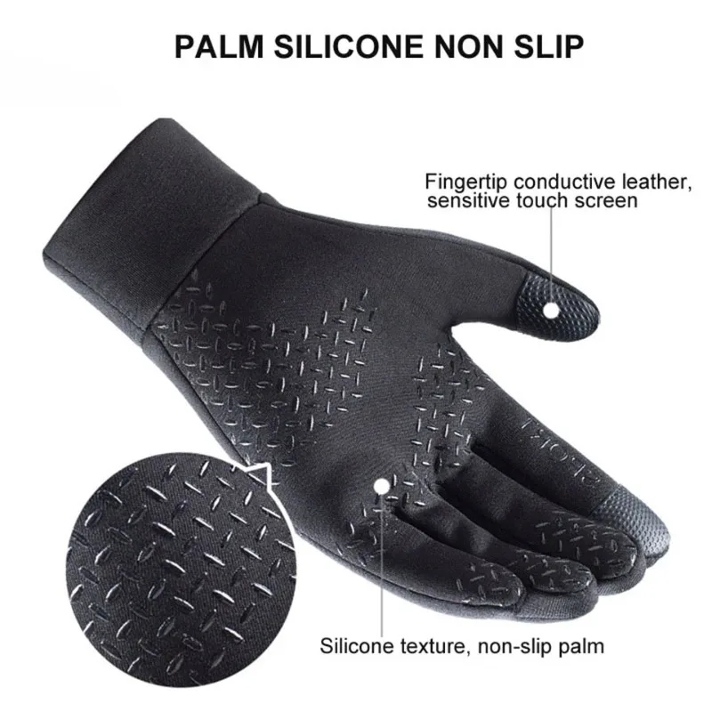 ผู้ชายฤดูหนาวถุงมือขี่จักรยานก - Ski Glove Waterproof บทวิจารณ์และราคา
