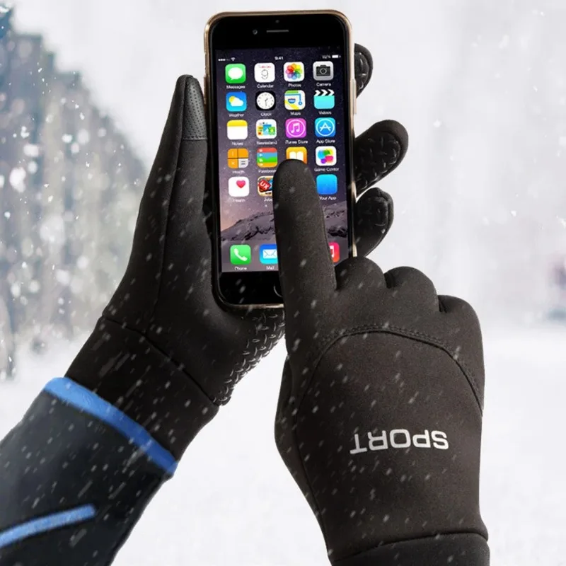 ผู้ชายฤดูหนาวถุงมือขี่จักรยานก - Ski Glove Waterproof บทวิจารณ์และราคา