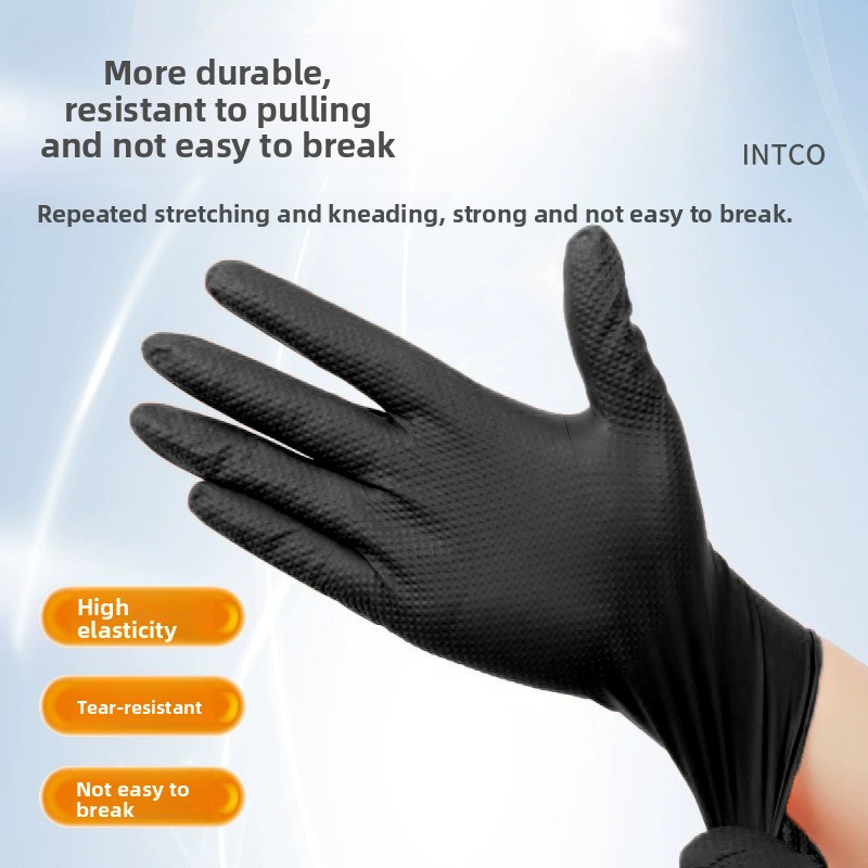 โรงงานซ่อมรถยนต์ ซ่อมเครื่องกล - Nitrile Mechanic Glove บทวิจารณ์และราคา