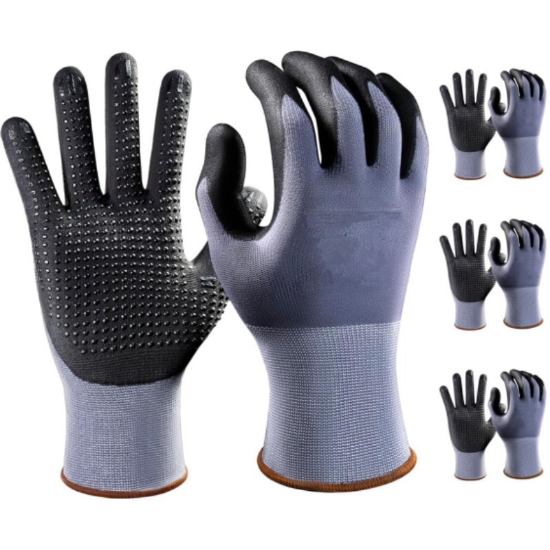 ถุงมือทำงานไมโครโฟม ไนลอนเคลือ - Nitrile Mechanic Glove บทวิจารณ์และราคา