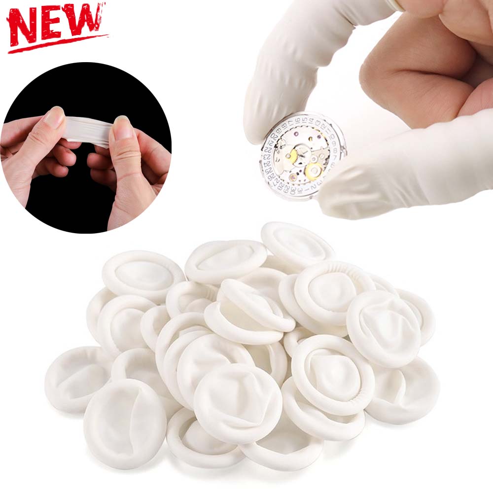 100/50/30PCS Disposable แป้งฟร - Latex Disposable Glove บทวิจารณ์และราคา